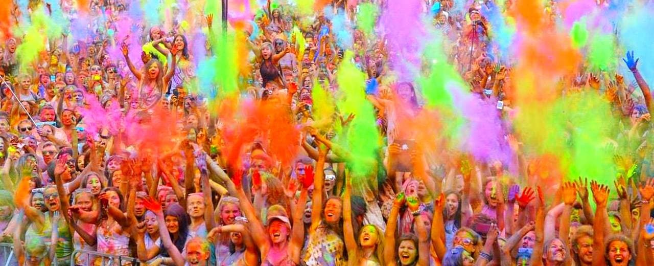 ​Color Fest Ukraine. Фестиваль красок Холи в Украине. Киев, Ледовый стадион. 25 июня 2016 года