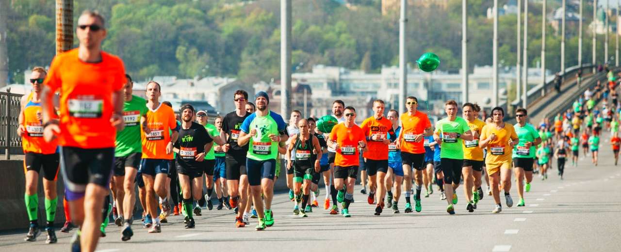 Киевский полумарафон Nova Poshta Kyiv Half Marathon 9 апреля 2017 года