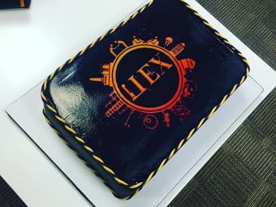 торт в честь открытия бизнес центра «Цех»