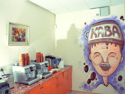 кухня в креативном пространстве кампус