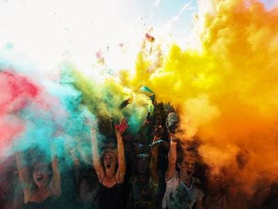 ​Color Fest Ukraine​ или Фестиваль красок Холи в Украине. Киев, Ледовый стадион