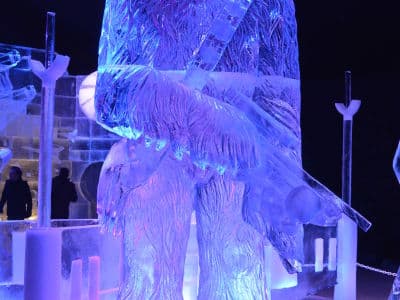 Фестиваль ледяных скульптур в «Мануфактуре»