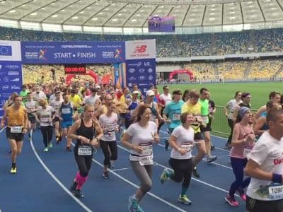 забег KYIV EURO MARATHON 2017 в киеве