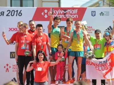 забег Nova Poshta Kyiv Half Marathon 2017 в киеве