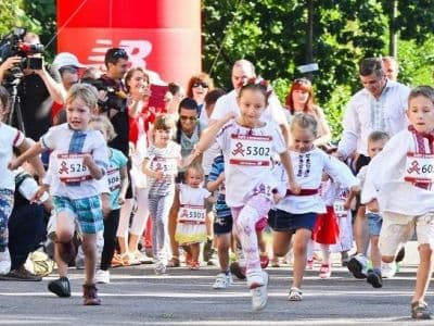 спортивный забег Vyshyvanka Run 2017 в столице