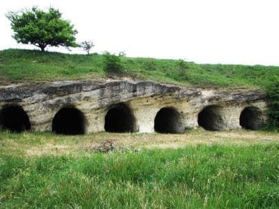 Место древних поселений - Стольское городище в Украине