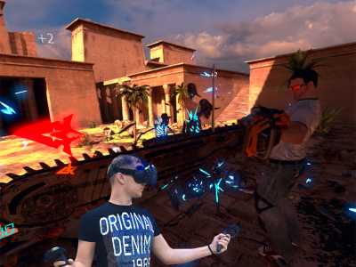 Игровое пространство Game Core VR Club с более чем 30 отборными играми разных жанров с полным погружением в виртуальную реальность.
