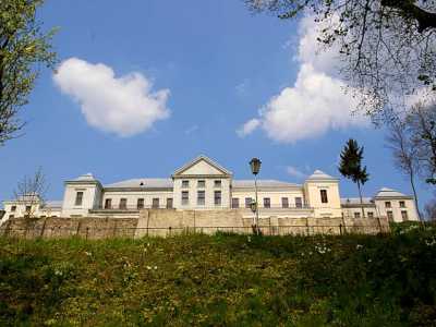 Видео Вишневецкого дворца с высоты