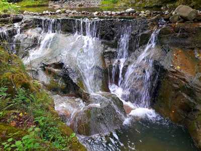 Водопад Ковбер из каскада "Буковинских водопадов"