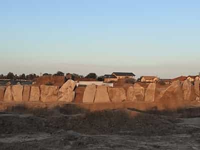 Каменное сооружение древних индоарийских племен в Днепропетровской области.