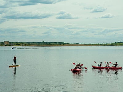 Сапборд и каякинг в комплексе SIRKA CAMP во Львовской области 