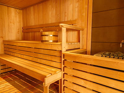 Финская сауна в загородном комплексе City Holiday Resort & SPA в селе Петропавловская Борщаговка возле Киева