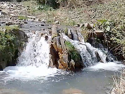 Небольшой Чечвинский водопад высотой 1,5 м на реке Чечва в Ивано-Франковской области. Уютное место для отдыха, фото и прогулок.