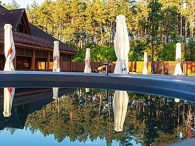 карпатский чан в загородном комплексе BARICLUB в селе Дерновка под Киевом