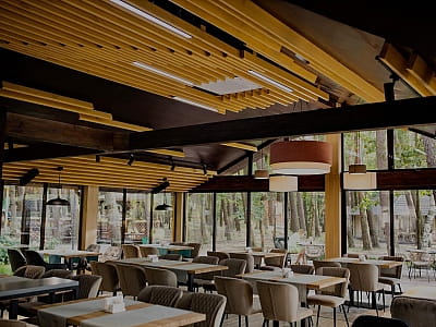 ресторан в загородном комплексе «Чудодиево» в селе Вышполь Житомирской области