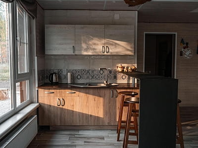 деревянных домиках в стиле лофт в загородном комплексе Пан Чан возле Золотоноши 