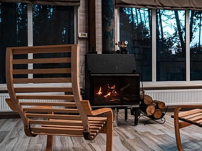 деревянных домиках в стиле лофт в загородном комплексе Пан Чан возле Золотоноши 