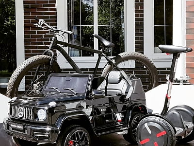 детские транспортные средства в загородном комплексе Perlyna Resort возле Черкасс