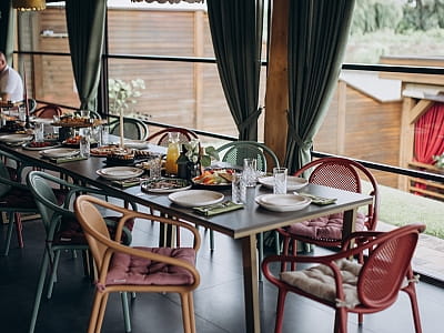 ресторан в загородном комплексе «Родосвит» в живописном селе Житные Горы Киевской области