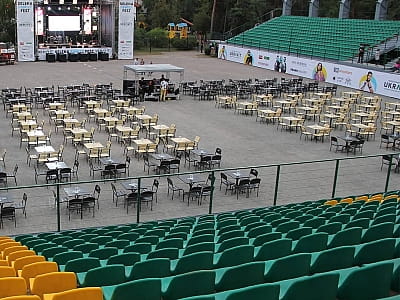 Ивент площадка в комплексе Selena Family Resort возле Черкасс