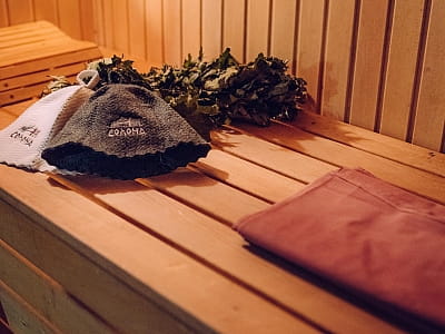 баня на дровах в загородном комплексе Selena Family Resort возле Черкасс