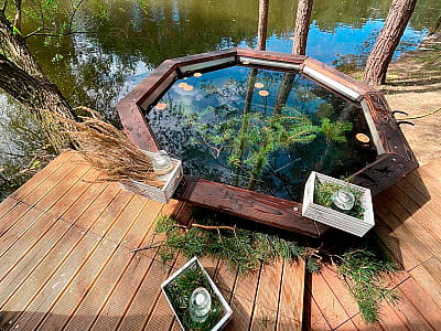 карпатский чан в загородном комплексе Sosnovel