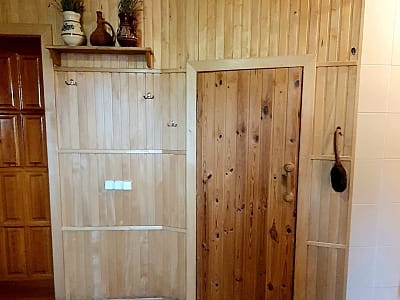 зона отдыха при сауне в загородном комплексе Villa Village в селе Слобода возле Черкасс