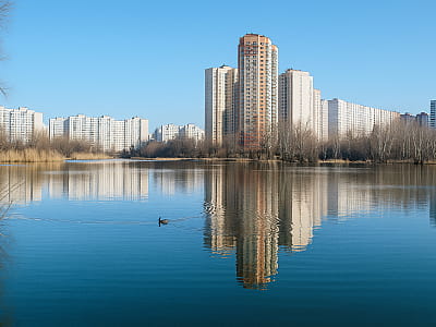 Озеро Утиное — живописный водоем старичного типа на Позняках в Киеве, природная достопримечательность и любимое место отдыха жителей Дарницкого района.