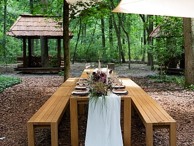 NAMETY PARK — дизайнерские павильоны среди леса на ВДНХ в Киеве: уютный отдых, террасы, офуро, сауны, BBQ и доступ к многочисленным событиям и гастролокациям.