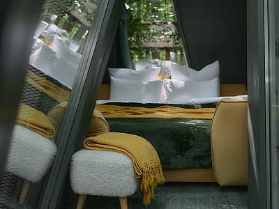 NAMETY PARK — дизайнерские павильоны среди леса на ВДНХ в Киеве: уютный отдых, террасы, офуро, сауны, BBQ и доступ к многочисленным событиям и гастролокациям.