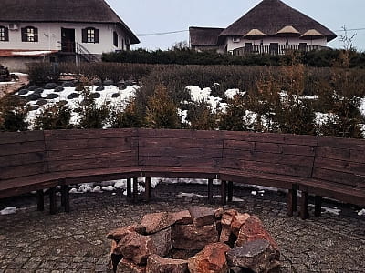 беседка в загородном комплексе Хутор «Казацкая Долина» в селе Карбовка Кировоградской области