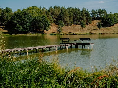 озеро в загородном комплексе Хутор «Казацкая Долина» в селе Карбовка Кировоградской области
