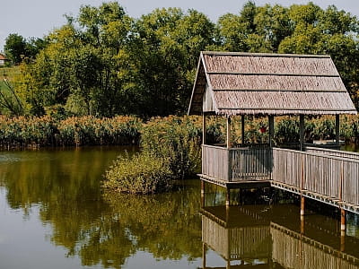 озеро в загородном комплексе Хутор «Казацкая Долина» в селе Карбовка Кировоградской области