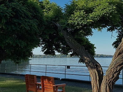 Парк-отель «Волна» — это загородный комплекс отдыха, расположенный в сосновом лесу на берегу реки Днепр вблизи Светловодска.