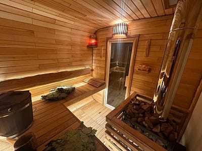 баня в загородном комплексе «Аквамарин» в селе Цибули, недалеко от Полтавы