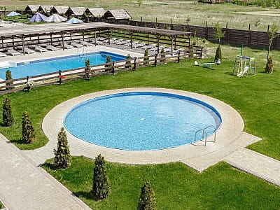 детский бассейн в загородном комплексе «Аквамарин» в селе Цыбули, недалеко от Полтавы