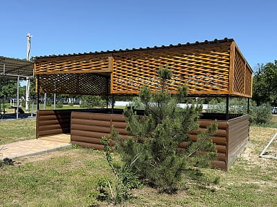 беседки в загородном комплексе Bulanovo в селе Буланово Полтавской области