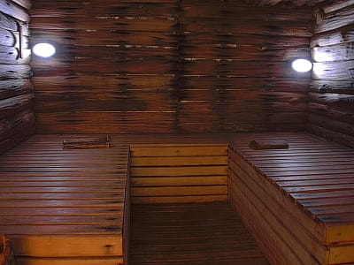 баня на дровах в загородном комплексе Bulanovo в селе Буланово Полтавской области