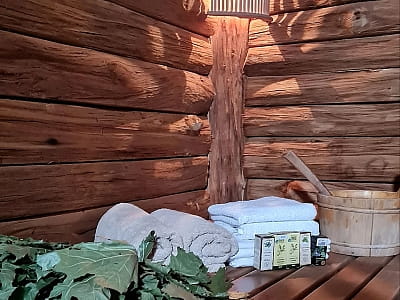 баня на дровах в загородном комплексе Bulanovo в селе Буланово Полтавской области