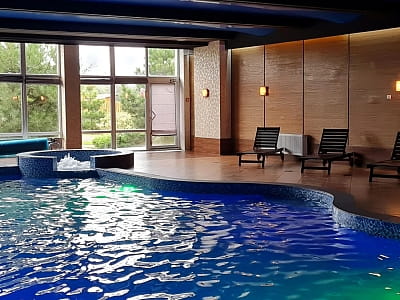 крытый бассейн SPA зоны в загородном комплексе Bulanovo в селе Буланово Полтавской области