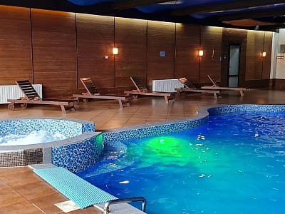 крытый бассейн SPA зоны в загородном комплексе Bulanovo в селе Буланово Полтавской области