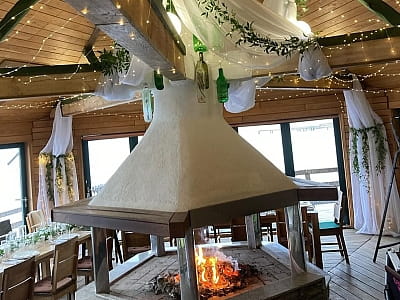 ресторан в загородном комплексе «Орлиное гнездо» в селе Суботцы Кировоградской области