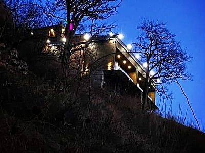 ресторан в загородном отдых комплексе «Панорама HILL» в селе Горишня Выгнанка возле города Чертков