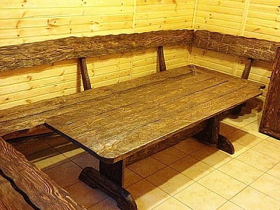 зона отдыха при бане в загородном комплексе «Первый Кордон» в селе Медведевка Черкасской области