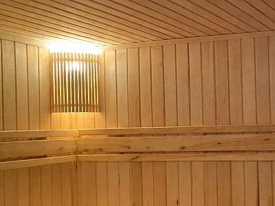 баня на дровах в загородном комплексе «Точка Сбора» в селе Терентиевка Полтавской области