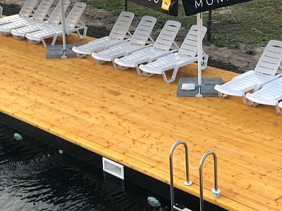 летний открытый бассейн в загородном комплексе «Точка Сбора» в селе Терентиевка Полтавской области