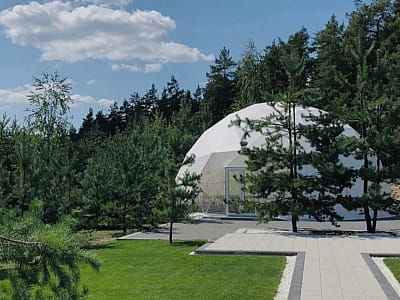 шатро купол в загородном комплексе «Точка Сбора» в селе Терентиевка Полтавской области