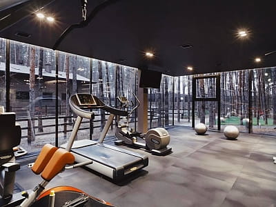 тренажерный зал в загородном комплексе Verholy Relax Park в селе Сосновая Полтавской области
