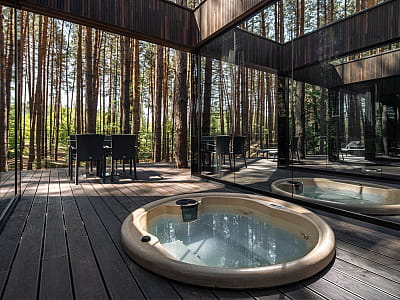 джакузи в загородном комплексе Verholy Relax Park в селе Сосновая Полтавской области