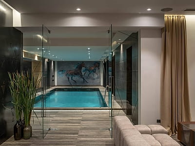 крытый бассейн в SPA в загородном комплексе Verholy Relax Park в селе Сосновая Полтавской области